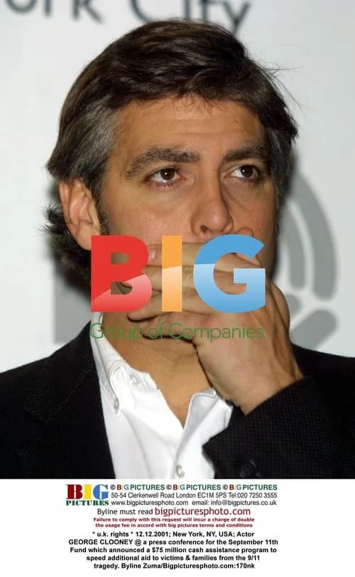 George Clooney at 9/11 Fund Press Conference