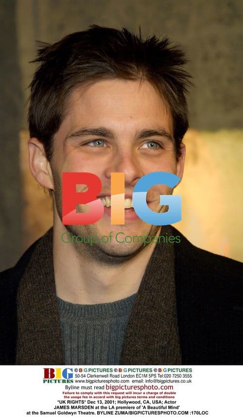 James Marsden at 'A Beautiful Mind' LA Premiere