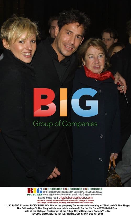 RICKY PAUL GOLDIN at 'The Lord Of The Rings' pre-party