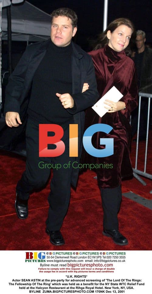 SEAN ASTIN at 'The Lord Of The Rings' pre-party