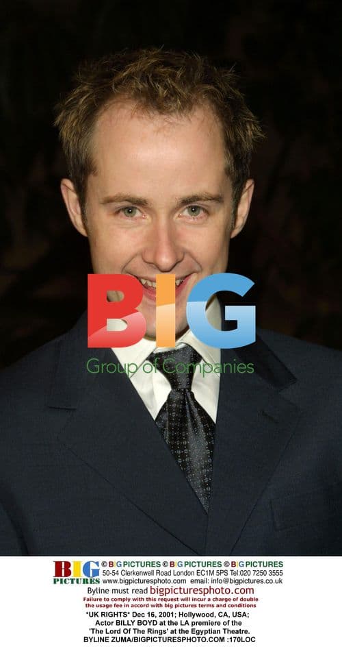 Billy Boyd at The Lord Of The Rings LA premiere