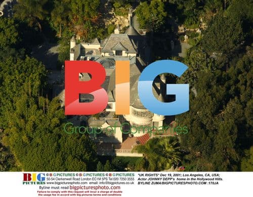 Johnny Depp's home in Hollywood Hills