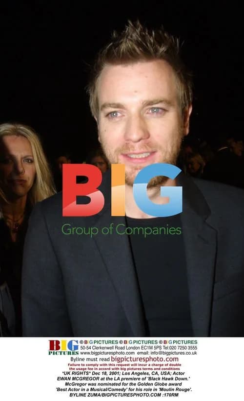Ewan McGregor at 'Black Hawk Down' premiere