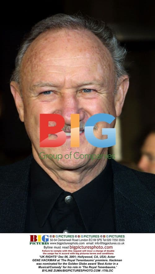 Gene Hackman at 'The Royal Tenenbaums' premiere