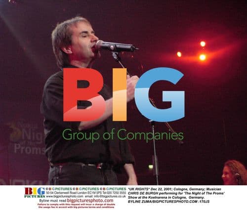 CHRIS DE BURGH performs at 'The Night of The Proms' in Cologne