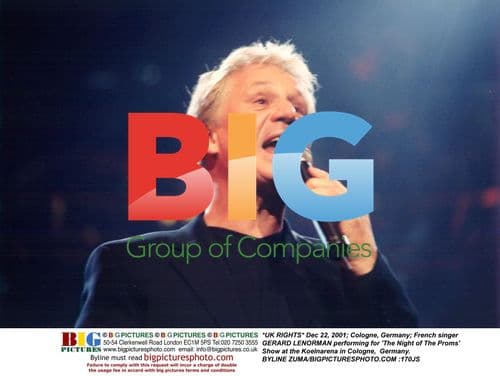 Gerard Lenorman performs at The Night of The Proms