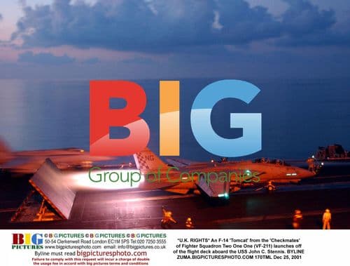 F-14 'Tomcat' Launches From USS Stennis