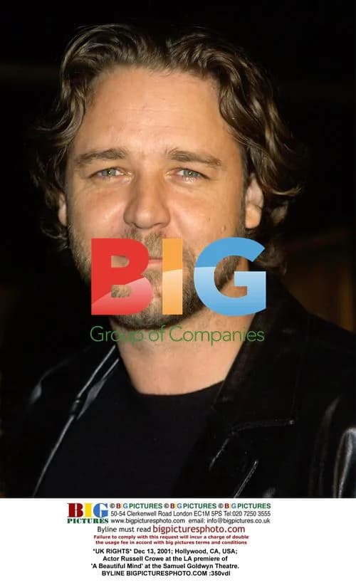 Russell Crowe at 'A Beautiful Mind' Premiere
