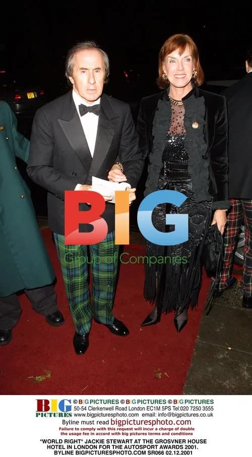 Jackie Stewart at Autosport Awards 2001