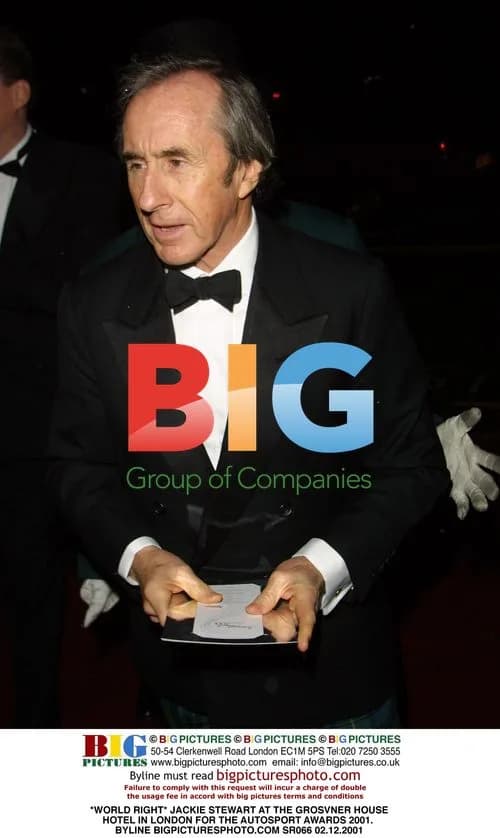 Jackie Stewart at Autosport Awards 2001
