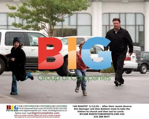 Basinger and Baldwin Take Kids to Church