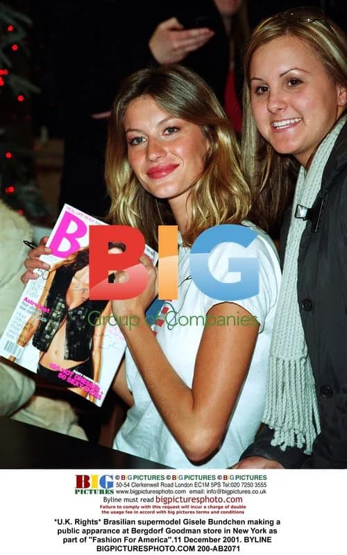 Gisele Bundchen at Bergdorf Goodman Event