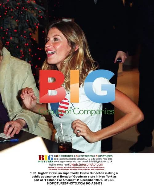 Gisele Bundchen at Bergdorf Goodman in NYC