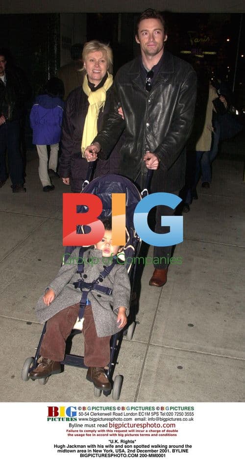 Hugh Jackman and family spotted in NYC