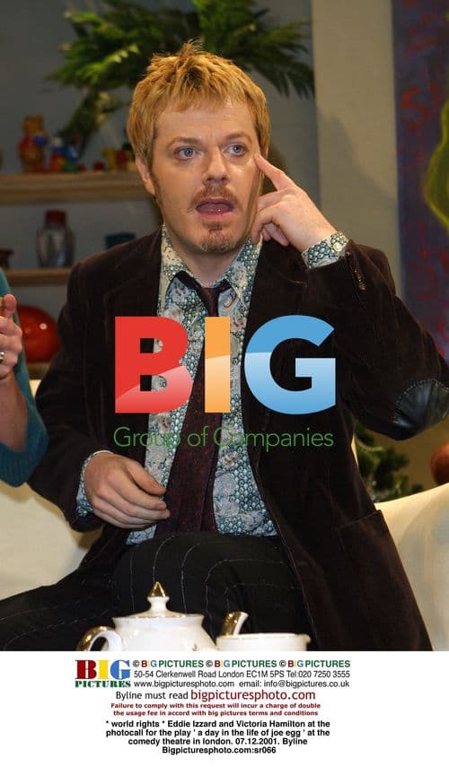 Eddie Izzard and Victoria Hamilton at " a day in the life of joe egg "