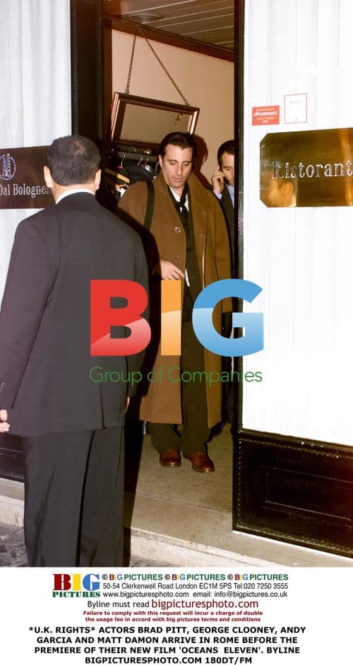 Actors arrive in Rome for 'Ocean's Eleven' premiere