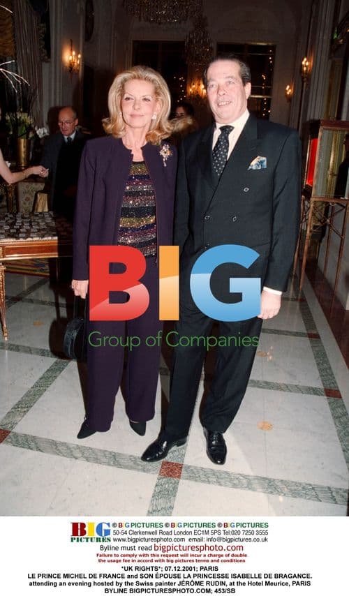 Prince Michel & Princess Isabelle at Painter's Event