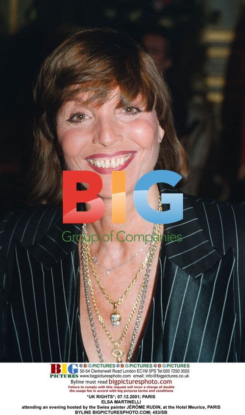 Elsa Martinelli at Jrïme Rudin event