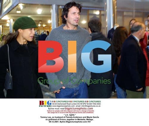 Tommy Lee and Mayte García in Marbella