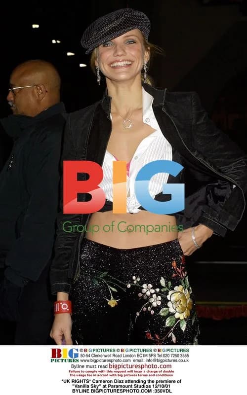 Cameron Diaz at "Vanilla Sky" Premiere