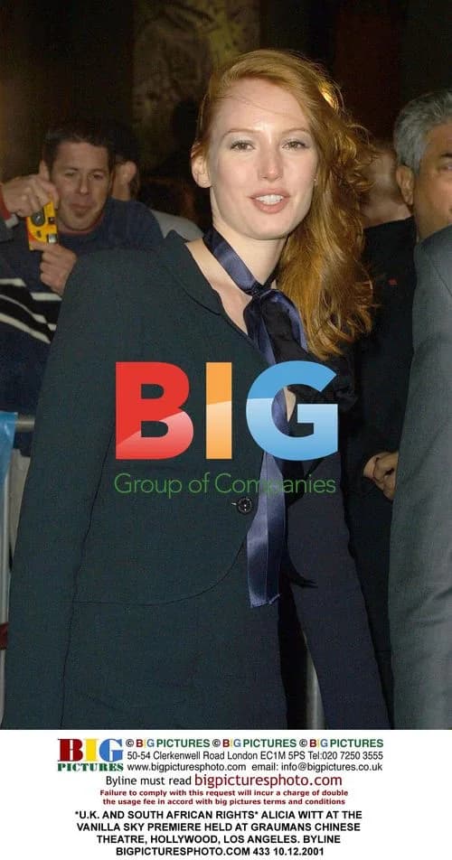 Alicia Witt at the Vanilla Sky Premiere