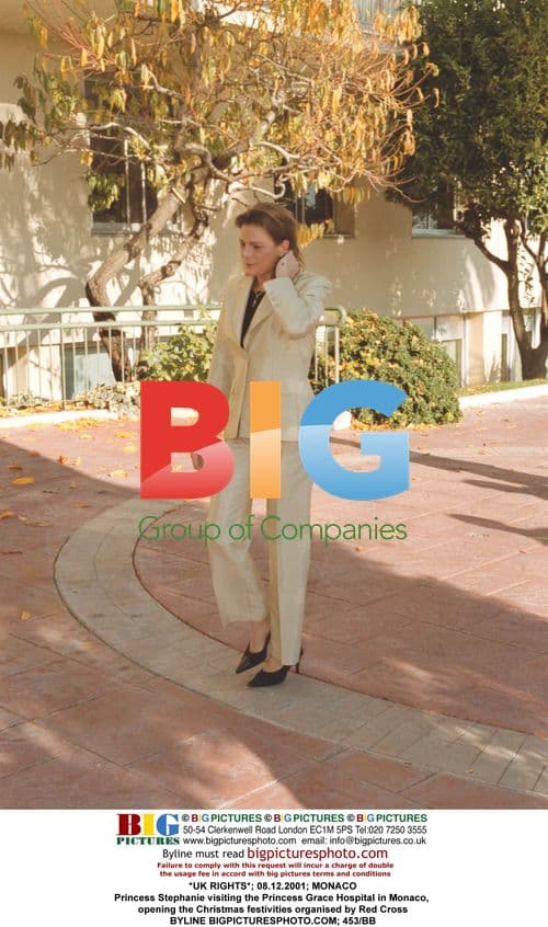 Princess Stephanie visits Monaco hospital