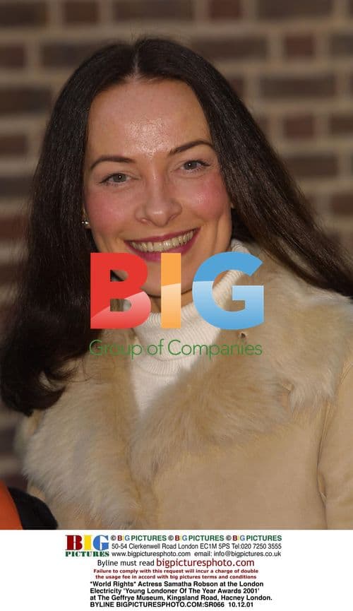 Samatha Robson at Young Londoner Awards 2001
