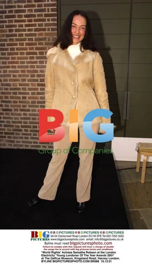 Samatha Robson at London Electricity Awards 2001