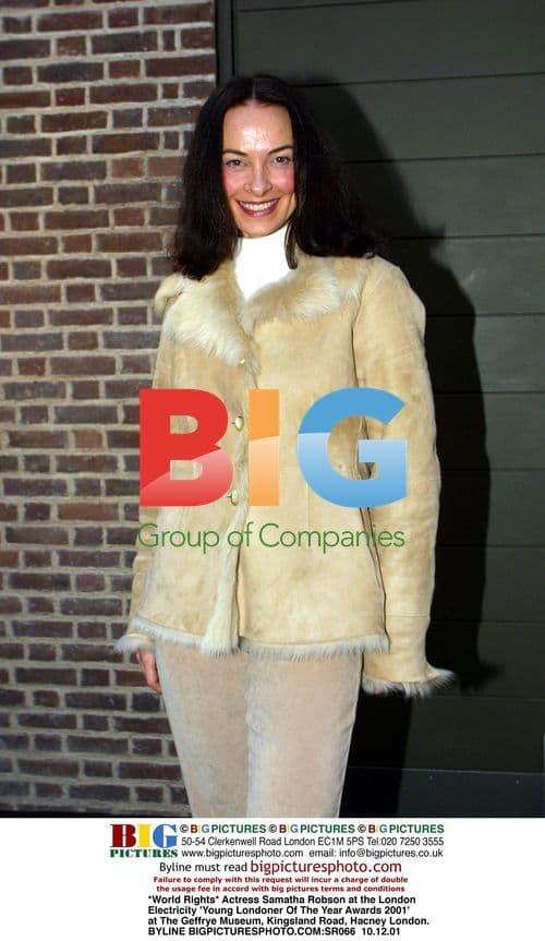 Samatha Robson at Young Londoner Awards 2001