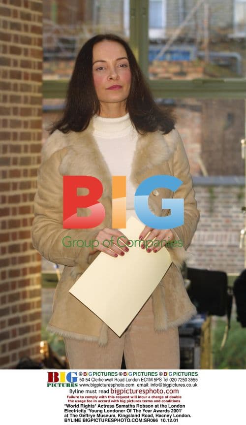 Actress Samatha Robson at Young Londoner Awards