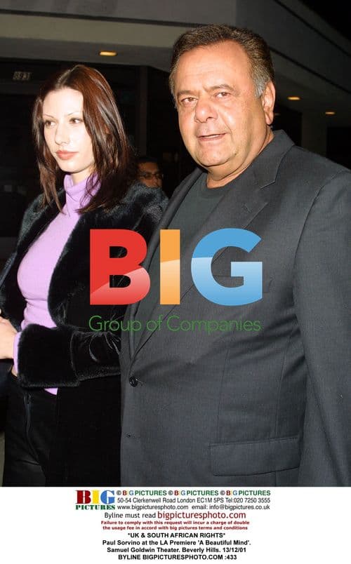 Paul Sorvino at LA Premiere of "A Beautiful Mind"
