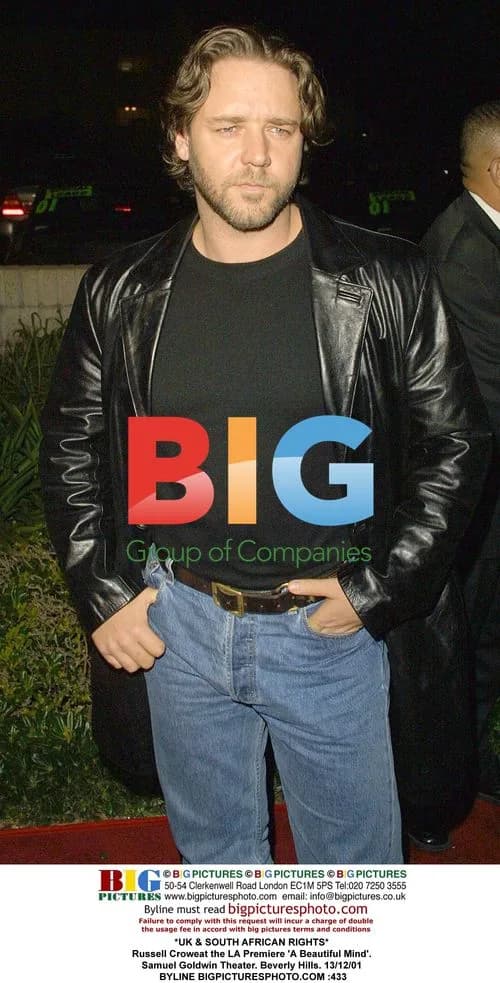 Russell Crowe at 'A Beautiful Mind' Premiere
