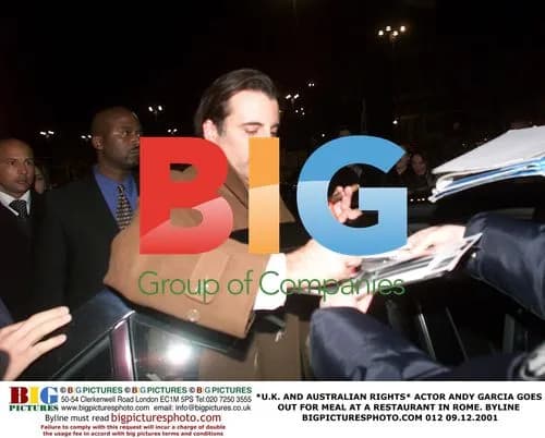 Andy Garcia Out for Meal in Rome