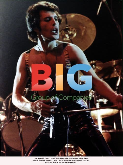 Freddie Mercury, Queen Frontman, 1980s