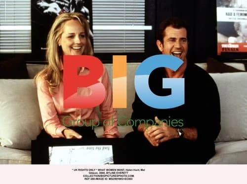 Mel Gibson and Helen Hunt in "What Women Want"