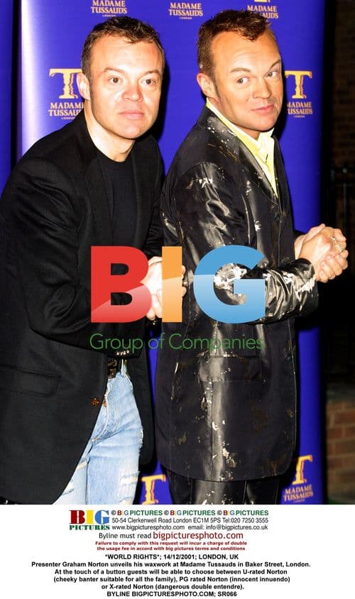 Graham Norton Unveils Waxwork at Madame Tussauds