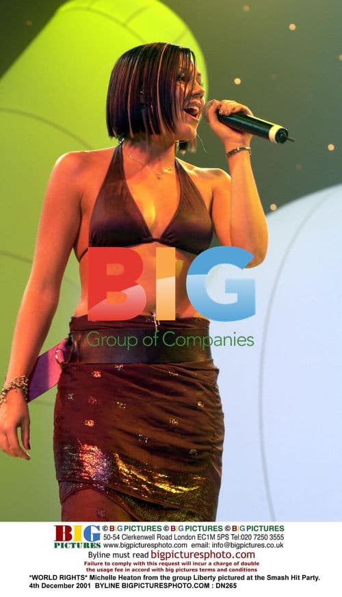 Michelle Heaton at Smash Hit Party