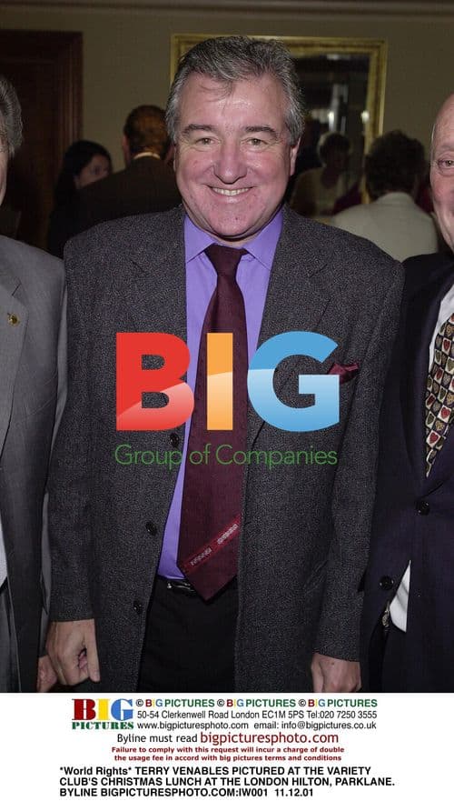 Terry Venables at Variety Club's Christmas Lunch