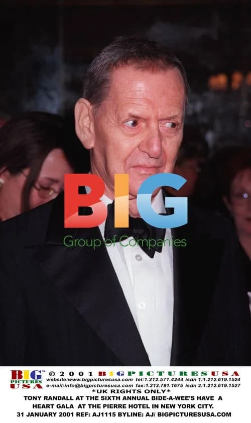 Tony Randall at Bide-A-Wee Gala
