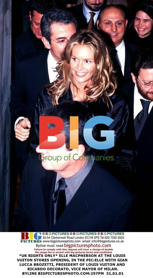 Elle Macpherson at Louis Vuiton Stores Opening
