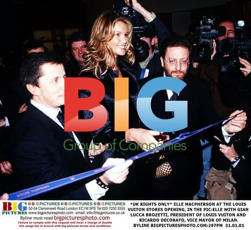 Elle Macpherson at Louis Vuitton Store Opening