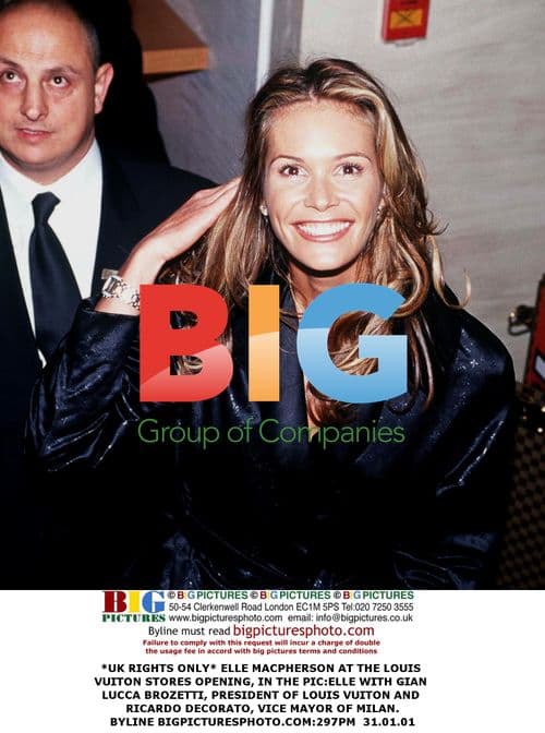Elle Macpherson at Louis Vuitton Store Opening