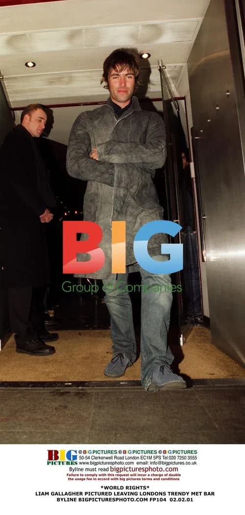 Liam Gallagher Leaves Met Bar