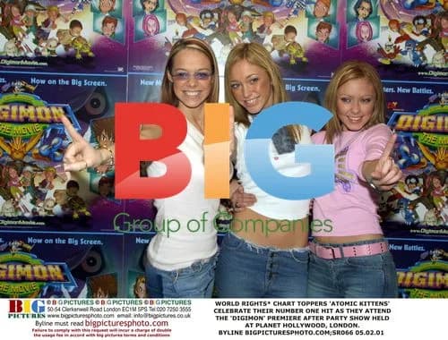 Atomic Kittens Celebrate Number One Hit