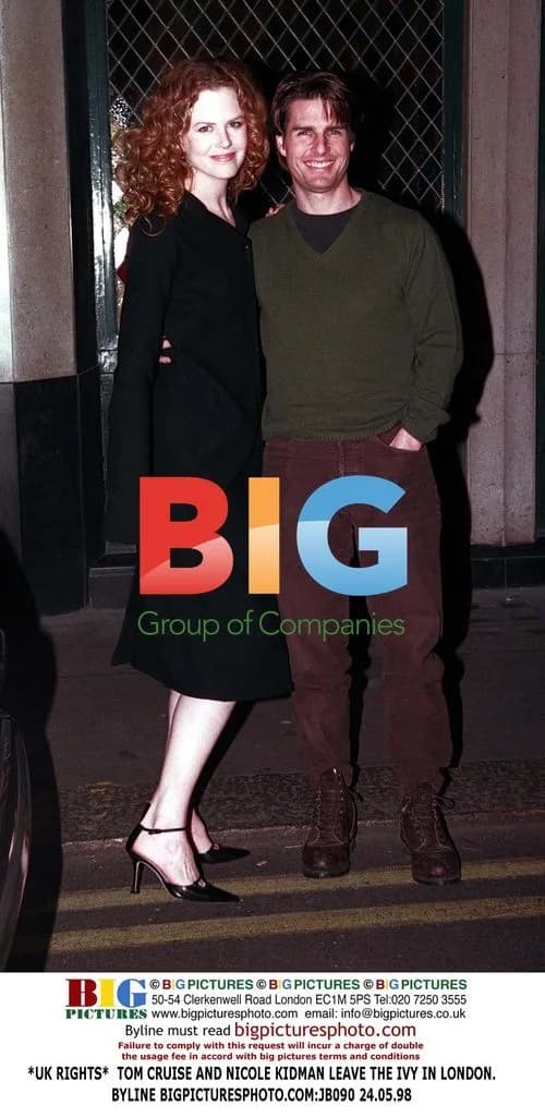 Tom Cruise and Nicole Kidman Leaving the Ivy