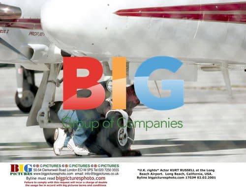 Kurt Russell at Long Beach Airport