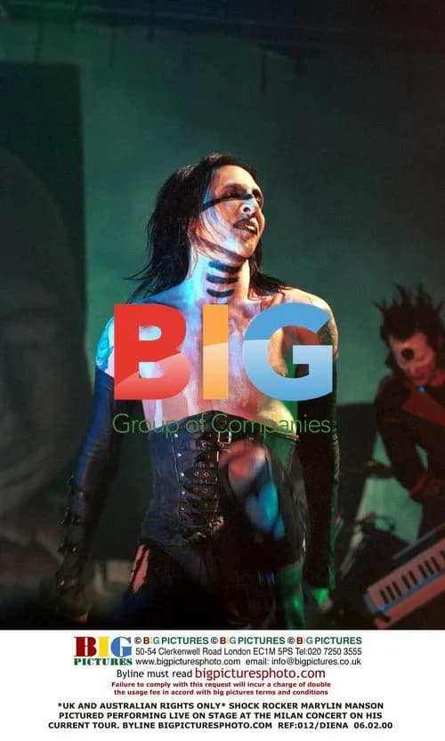 Marylin Manson Performs Live in Milan