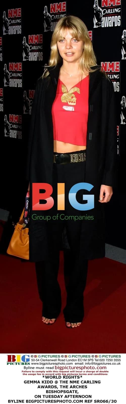Gemma Kidd at the NME Carling Awards