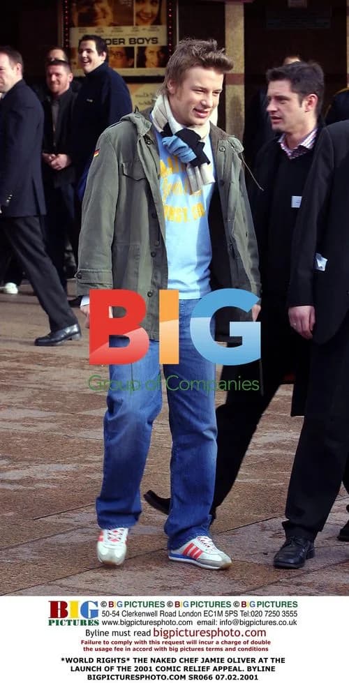 Jamie Oliver at 2001 Comic Relief Launch