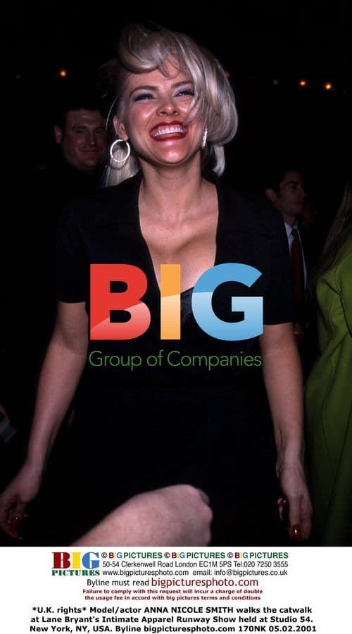 ANNA NICOLE SMITH walks LANE BRYANT runway in NYC